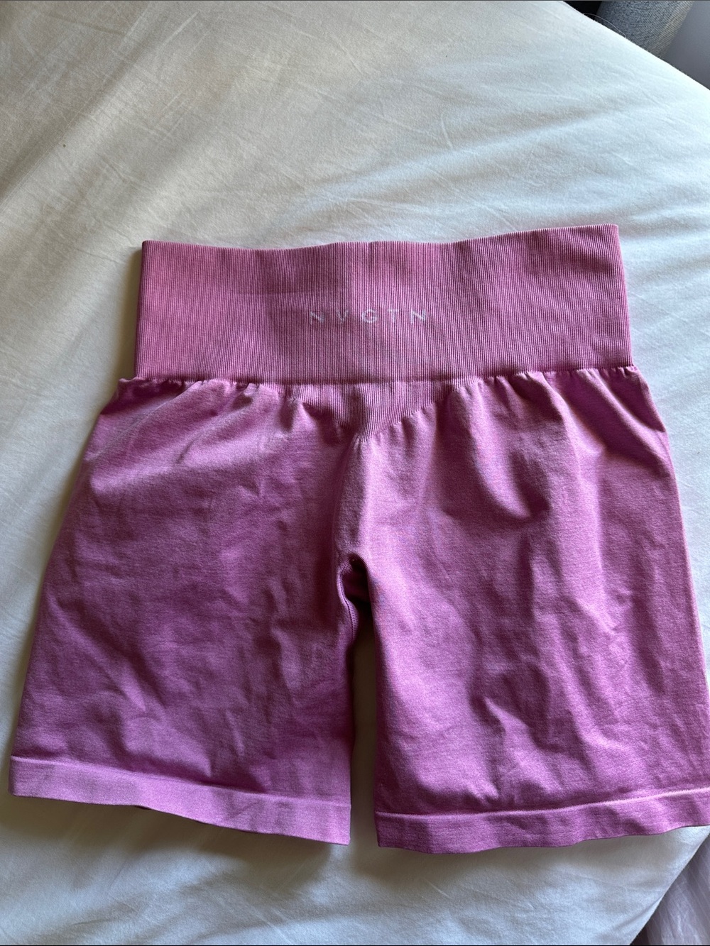 NVGTN Mauve High-Rise Kids Bike Shorts